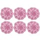 thumbnail image 2 of Dream Lifestyle - 6 manteles individuales de encaje de algodón de ganchillo, hechos a mano, redondos, con forma de flor hueca, decorativos, almohadillas aislantes para mesa de comedor, 20 cm, 2 of 7