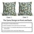 thumbnail image 6 of Teal Green Pillow Covers 16x16 Set of 2 Spring Summer Floral Minimalist Art Geometry Flower Modern Style Decorative Throw Pillow Cases Outdoor Farmhouse Decor for Sofa Couch Bed, 6 of 6
