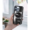 thumbnail image 5 of FINCIBO Soft Rubber Protector Cover Case for Apple iPhone 13 Pro 6.1" 2021 (NOT FIT Apple iPhone 13 mini 5.4" 2021/iPhone 13 6.1" 2021/iPhone 13 Pro Max 6.7" 2021), Retro Vintage Camera Zoom, 5 of 5