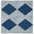 thumbnail image 6 of SAFAVIEH Micro-Loop Jamaar Diamond Area Rug, Navy/Ivory, 8' x 10', 6 of 9