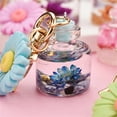 thumbnail image 4 of Creative Moon Buckle Chrysanthemum Keychain Cute Simulation Flower Quicksand Wish Bottle Pendant With Key Rings Party Gifts, 4 of 16