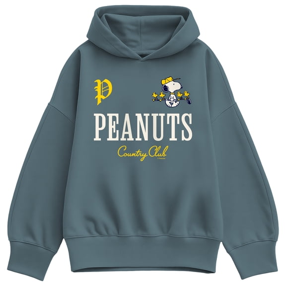 Peanuts - Country Club - Women's Oversized Fleece Hoodie Sweatshirt
