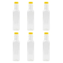 Homoyoyo 6-Pack Plastic Oil Bottles for Kitchen Cooking, and Leakproof Containers for Home Use