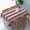 Burgundy Red and White, variant on Dark Green and White Candy Stripes Rectangle Table Cloth Soft Washable Oblong Tablecloth Covers for Kitchen & Table Linens 60" x 102"