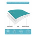 thumbnail image 5 of Quilts Twin Size, Pure Teal Green Soft Comforter Bedding Set for Bed, Simple Solid Color Lightweight Quilted Bedspread with Pillow Cover(2 Pieces) for All Season, 68x86 Inch, 5 of 6