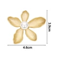 thumbnail image 5 of Xinyolin Five Petal Flower Brooch Fashionable Vintage Beautiful Charming Delicate Elegant Brooch Women Accessories, 5 of 7