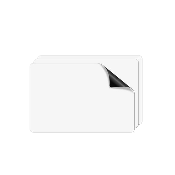Flexible Vinyl Blank Magnetic Sign Sheets with Round Corners - Printable Magnetic Sheets - Magnets for Cars 12†x 18†- 30 Mil (1 Pack)