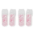 thumbnail image 2 of Self Heating Socks, Universal Cotton Tourmaline Design 4Pcs Breathable Warm Heated Socks  For Winter White,Black,Red, 2 of 8