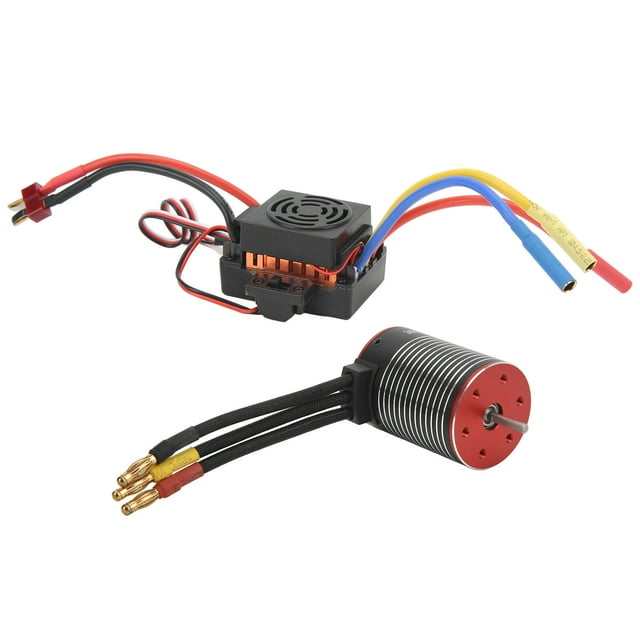RC Bispching ESC, Proteción Múltiple 5200kv 60A 3650 Combo Impermeable de la Bobina de Cobre Puro A Prueba de Polvo Esc para Reemplazo
