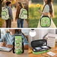 thumbnail image 3 of Bulopur Boys 17 Inch School Backpack 4 Piece Colorful Dinosaur Print Bookbag with Lunch Bag, Water Bottle Sleeve and Pencil Case, 3 of 7