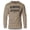 Khaki, variant on GYMISH Always Hungry Lightweight Long Sleeve Hooded T-Shirt for Men – Funny Gym Hoodie, Athletic Workout Shirt for Fitness Enthusiasts