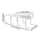 thumbnail image 4 of Estante para tazas de café Wosthever montado en la pared color Blanco, 4 of 6