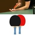 thumbnail image 4 of Raqueta de tenis de mesa con 3 pelotas de Pong, juego de paleta de pelota de Pong para gimnasio deportivo, 2 uds., 4 of 10