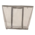 thumbnail image 2 of Cesta de malla para la colada, cesta para colgar ropa sucia, portátil, transpirable, plegable, para playa, para sábanas, toallas y apartamentos. Gris, 2 of 8