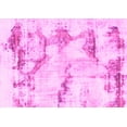 thumbnail image 1 of Ahgly Company Indoor Rectangle Abstract Pink Modern Area Rugs, 5' x 8', 1 of 4