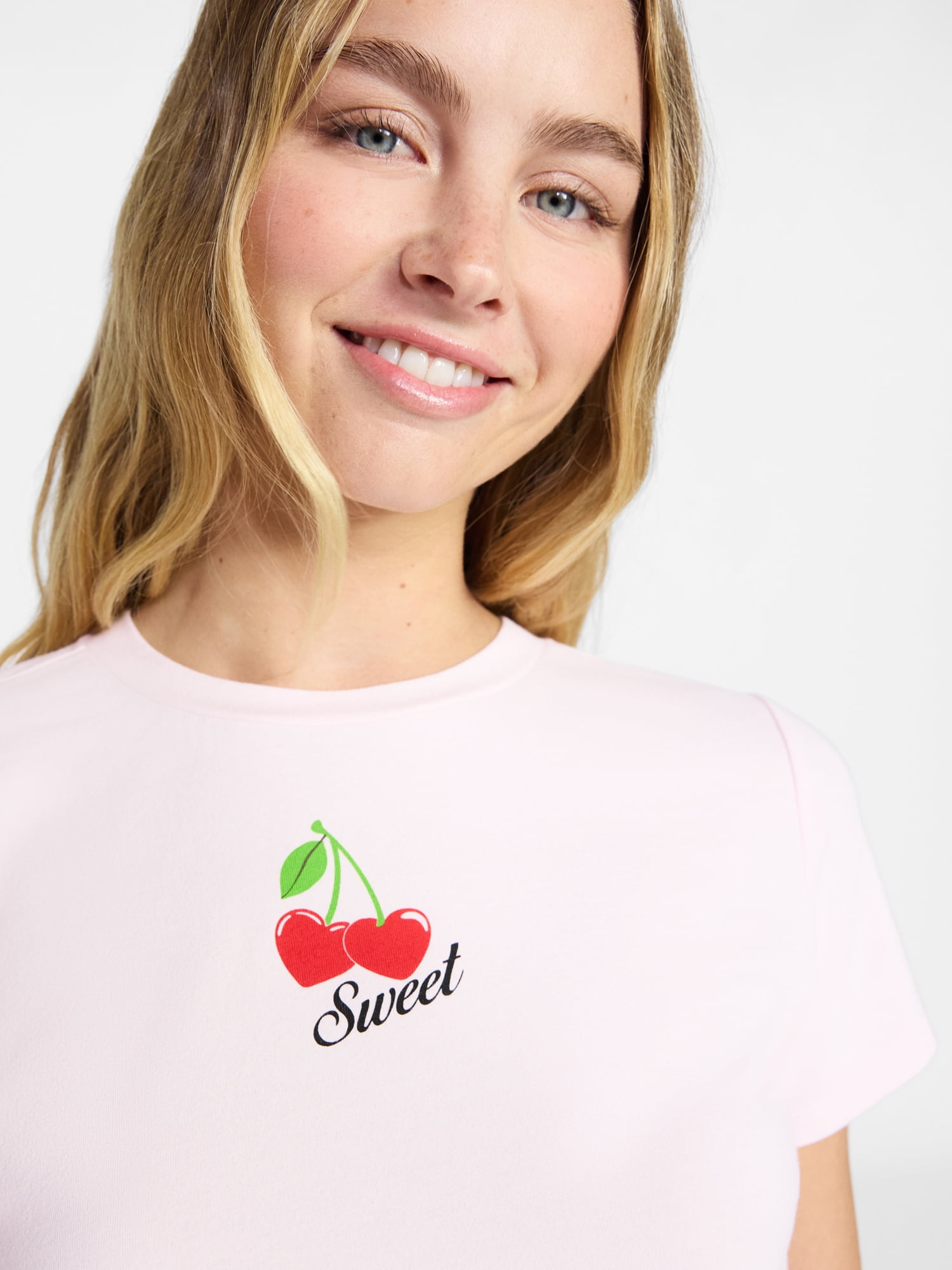 No Boundaries Sleepwear Graphic Baby Tee, Women's XS-XXL