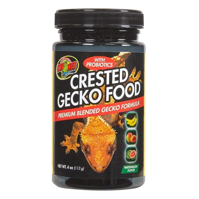 Crested Gecko Food Zoo Med, sandía y fruta tropical, 120 ml