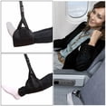 thumbnail image 5 of 1-3 Pack Portable Foot Rest Relax Travel Hammock Carry Flight Leg Airplane Pad, 5 of 13