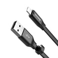 thumbnail image 2 of Cable Corto Carga Rápida Transmisión Datos Baseus 23cm Nylon Negro, 2 of 4