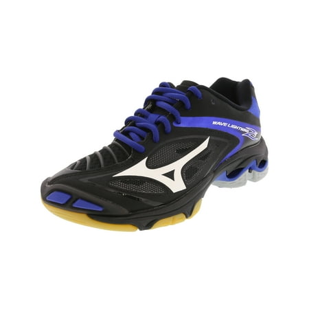Mizuno Women's Wave Lighting Z3 Black / White Blue Ankle-High Volleyball Shoe -