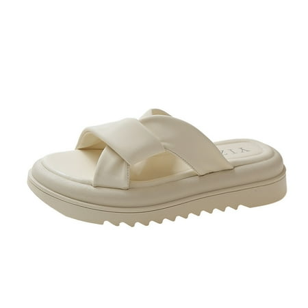 

Women Wedge Slide Sandals Fashion Black Sandals Women Platforms &Wedge Sandals (Color : Black Size : CN39.)