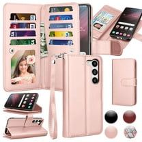Takfox Galaxy S23,S23 Plus,S23 Ultra Wallet Phone Case,Takfox PU Leather Magnetic Detachable Card Holders Shockproof Kickstand Protective [Flip Folio Cover] for Samsung Galaxy S23 Plus 5G -Pink