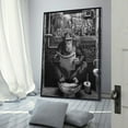 thumbnail image 3 of Monkey Bathroom POSTER Gifts Canvas Painting Poster Wall Art Decorative Picture Prints Modern Decor 16x24inch(40x60cm), 3 of 6