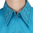 thumbnail image 3 of Schneiders Ladies Jessie Crystal Western Show Shirt | Color Purple | Size Large, 3 of 5