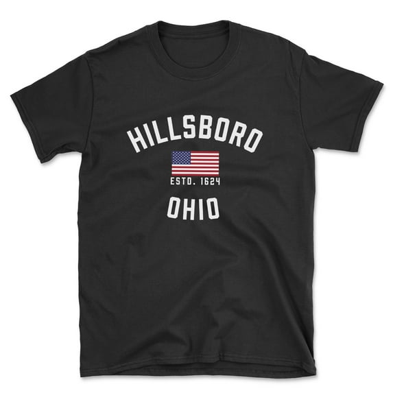 Hillsboro Ohio Patriot Men's Cotton T-Shirt