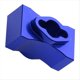 thumbnail image 5 of Carrete de Diferencial de Metal, Carrete de Bloqueo Diferencial para 22 Drag RC Drag Car, Piezas de Mejora Azul, 5 of 5