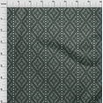 thumbnail image 3 of oneOone Silk Tabby Fabric Ethnic Geometric Flame Stitch Decor Fabric Printed BTY 42 Inch Wide, 3 of 4