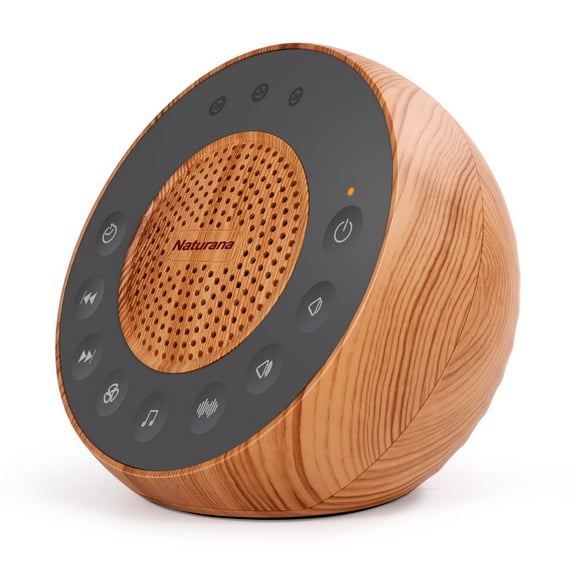 Naturana White Noise Machine, Sleep Sound Machine for Baby, Kid, Adult -Wood Grain