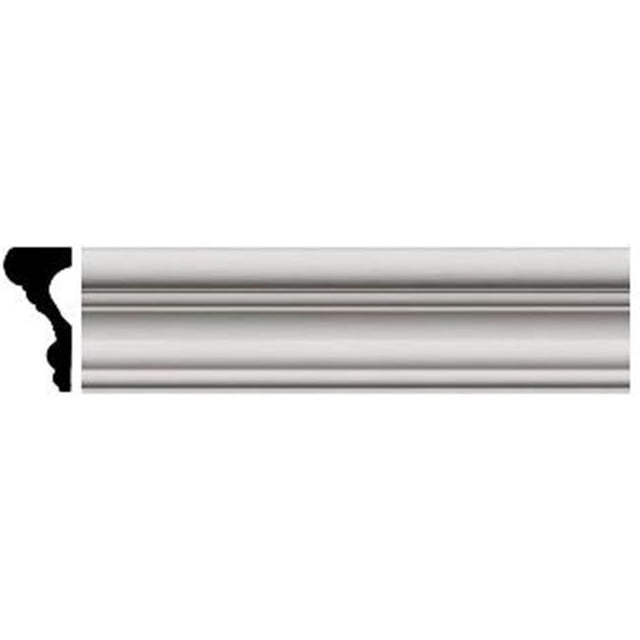 Ekena Millwork PML03X02TR 3.37 In. H X 1.62 In. P X 94.5 In. L Architectural accent Traditional Panel Moulding