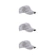 thumbnail image 5 of Minnieouse Men Hat Clothing Accessory Sunshade Summer Caps Adjustable Sport Outdoor Baseball Headgear Breathable Mesh Drying Quick gris claro 3piezas, 5 of 6