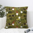thumbnail image 4 of Honeii Gnomes Playing in the Garden Print Throw Pillow, Square Decorative Pillow Forms Soft Fluffy Plump Pillow Decorative Pillow Inserts,Couch Pillows-20"x20", 4 of 7