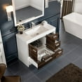 thumbnail image 4 of Eviva Grace 42 in. Gray Oak and White Bathroom Vanity with White Integrated Acrylic Countertop, 4 of 6