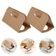 thumbnail image 3 of 10 portavasos con asa de cartón kraft, portavasos de café con doble orificio, portavasos desechable para bebidas frías o calientes, servicios de alimentos, té con leche, contenedor para llevar, 3 of 4