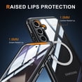 thumbnail image 4 of Ancove Magnetic Case for Samsung Galaxy S24 FE,Shockproof Full-Body Protection Case Compatible with MagSafe Built-in Screen Protector Clear Back Cover for Galaxy S24 FE,Black, 4 of 7