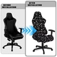 thumbnail image 5 of Uorisanigo Gothic Sun Gaming Chair Cover with Armrest Covers Washable Computer Reclining Gaming Chair Protector Slipcovers Washable Rotating Chair Cover for Office, 5 of 8