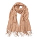thumbnail image 1 of Bufanda larga sólida de Pashmina cálida para mujer Yinane, 1 of 8