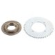 thumbnail image 1 of 78mm OD 4 Hole Toothless Flywheel T8F 44T 54mm Chain Sprocket for 43cc 49cc Mini Pocket Gas Scooter ATV, 1 of 5