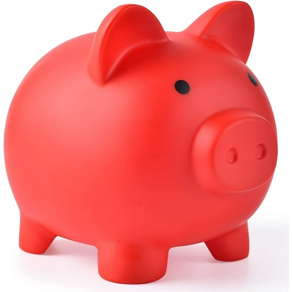 Kids Piggy Bank, Unbreakable Plastic Money Bank Coin Bank for Girls and Boys, Large Size Piggy Bank Gifts for Birthday, Easter, Christmas
