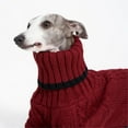 thumbnail image 2 of UOSIA Italian Greyhound Clothes, Warm Sweater for Whippets, Two-Legged Turtleneck Dog Onesie, 2 of 7