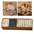 thumbnail image 6 of 40 Pcs Wooden Rubber Stamp Letters Alphabets, Number and Letter Symbol Alphabet Mini Stamps for Clay Crafts, Card Making, Kids Painting typewriter, 6 of 8
