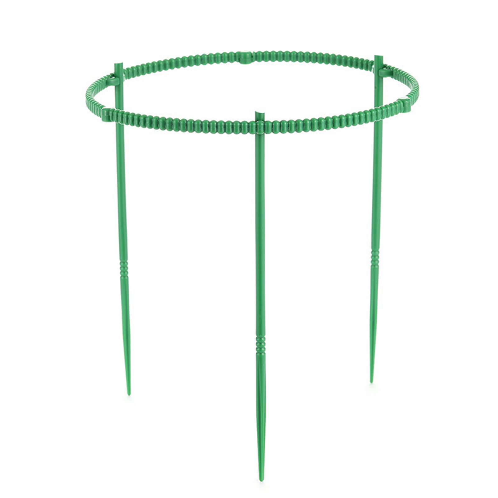 Plant support posts, plant support cages for houseplants, green round