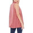 thumbnail image 3 of Women's Sleeveless Long Body Open Draped Front Solid Cardigan Vest S-3XL, 3 of 5