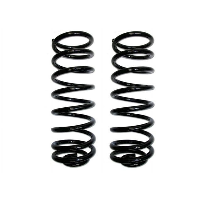 Fits 2007-2018 Jeep Wrangler JK Icon Vehicle Dynamics Coil Spring 22015 2 Inch Lift; Painted; Black; Set Of 2