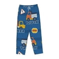 thumbnail image 4 of Bingfone Pajamas For Women,Construction Vehicles Pajama Pants With Pockets-Xx-Large, 4 of 9