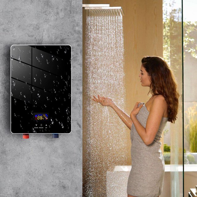 Ovzne Hot For Winter-3.5KW Instant Electric Water Heater With Remote Control On Clearance