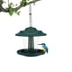 thumbnail image 1 of Dispensador automático de alimentos para jardín, diseño duradero y colgante, comedero para pájaros silvestres a prueba de agua, 1 of 7